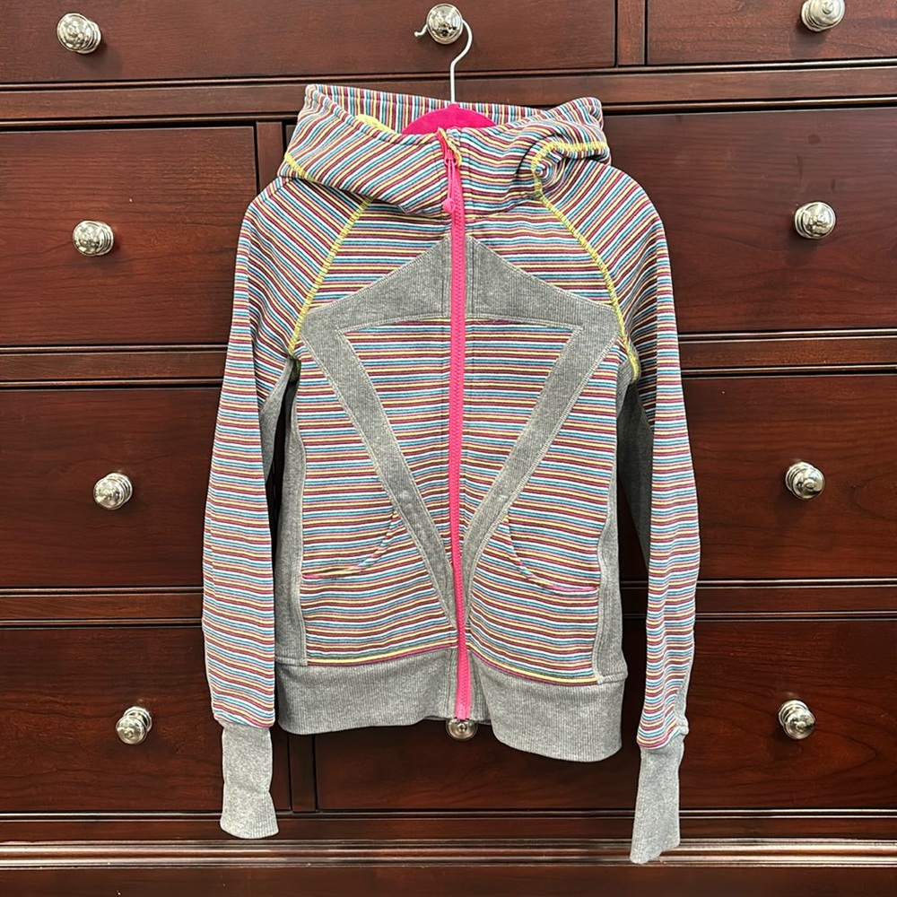 Girls Ivivva by Lululemon jacket hoodie size 10